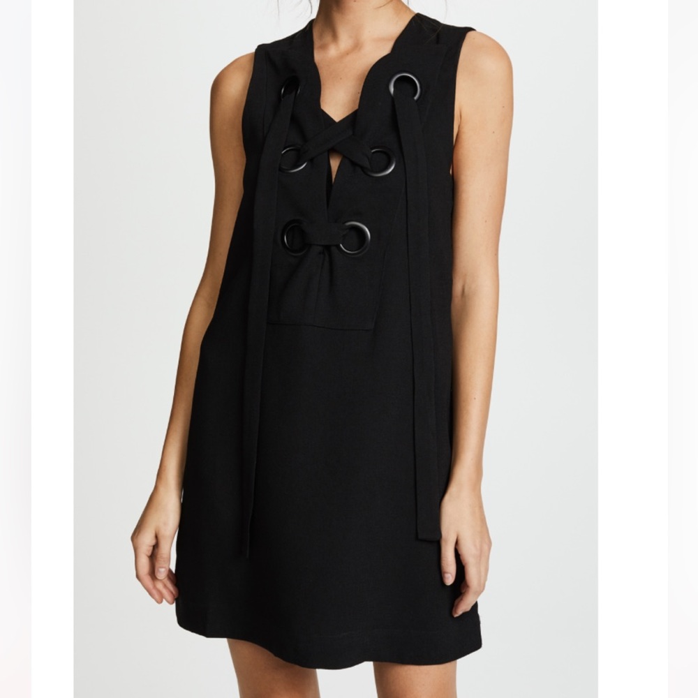 NWT ENGLISH FACTORY Lace Up Front Dress